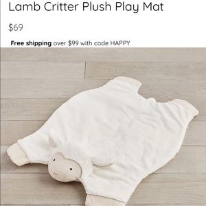 Pottery Barn Baby & Kids - Lamb critter plush Play mat